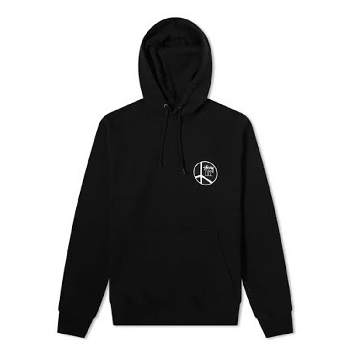 M 스투시 피스닷 후드 블랙 상품이미지3