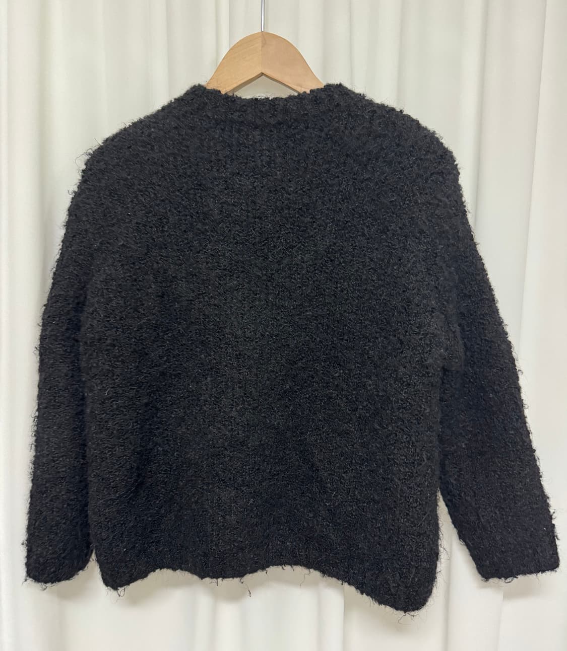 zara자라 블랙 부클레 가디건 상품이미지6