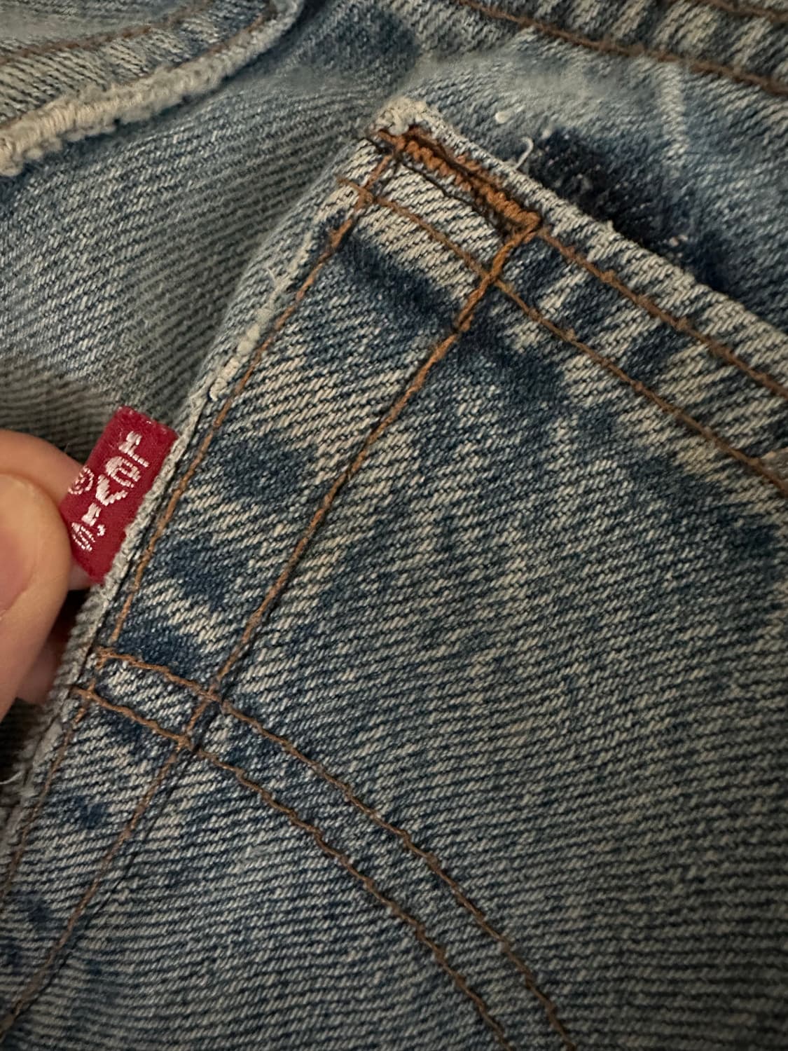 리메이크 데님 팬츠 상품이미지7