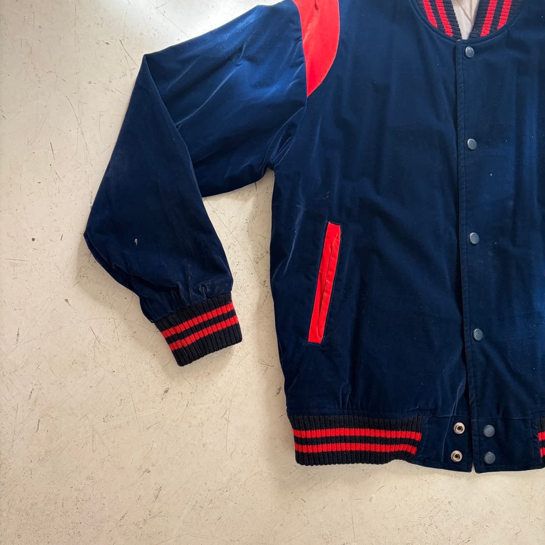 80s MIZUNO 미즈노 빈티지 바시티 자켓 L 상품이미지3