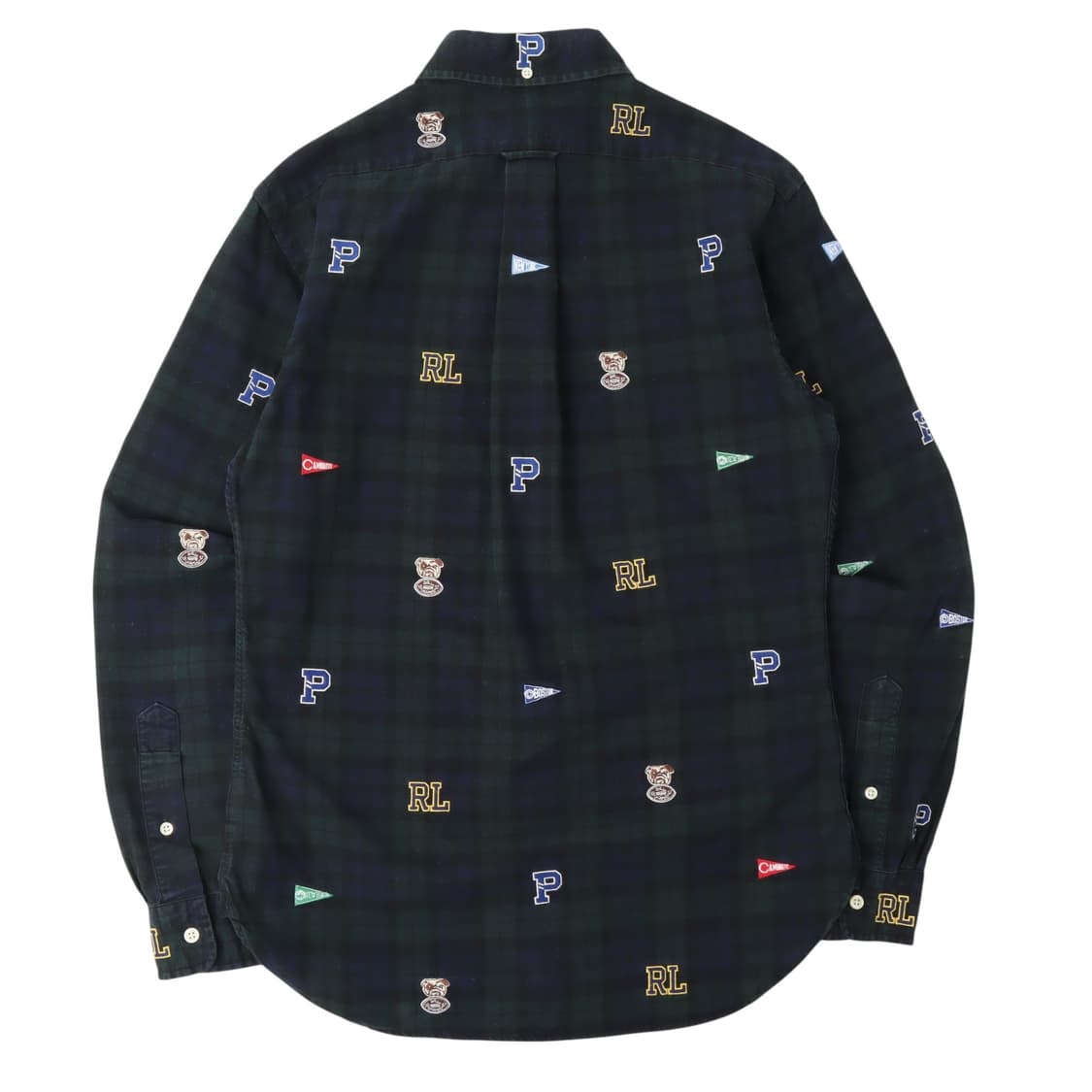 폴로 랄프로렌 플래그 블랙와치 타탄체크 셔츠 상품이미지5