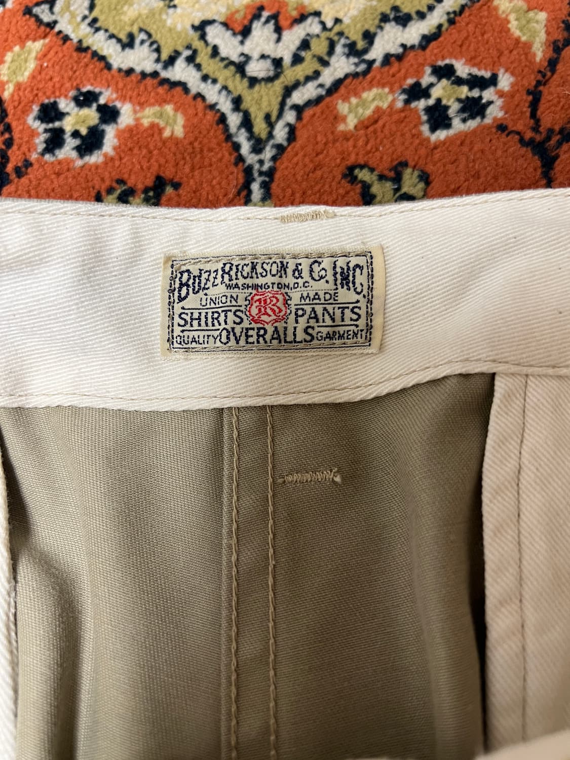 [30] 버즈릭슨 오리지널 스펙 베이지 치노팬츠 상품이미지3