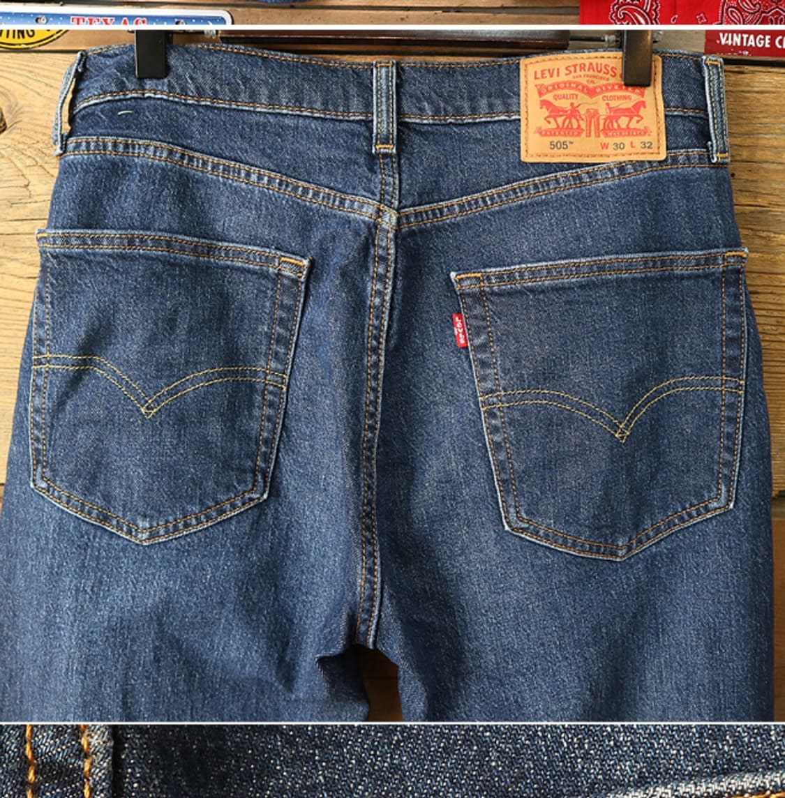  levis 리바이스 505 워싱 가공 데님 30사이즈  상품이미지5