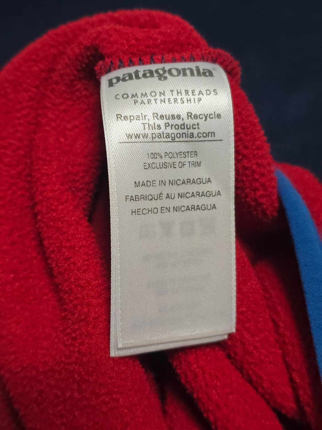 파타고니아 신칠라 M 레드네이비 상품이미지6