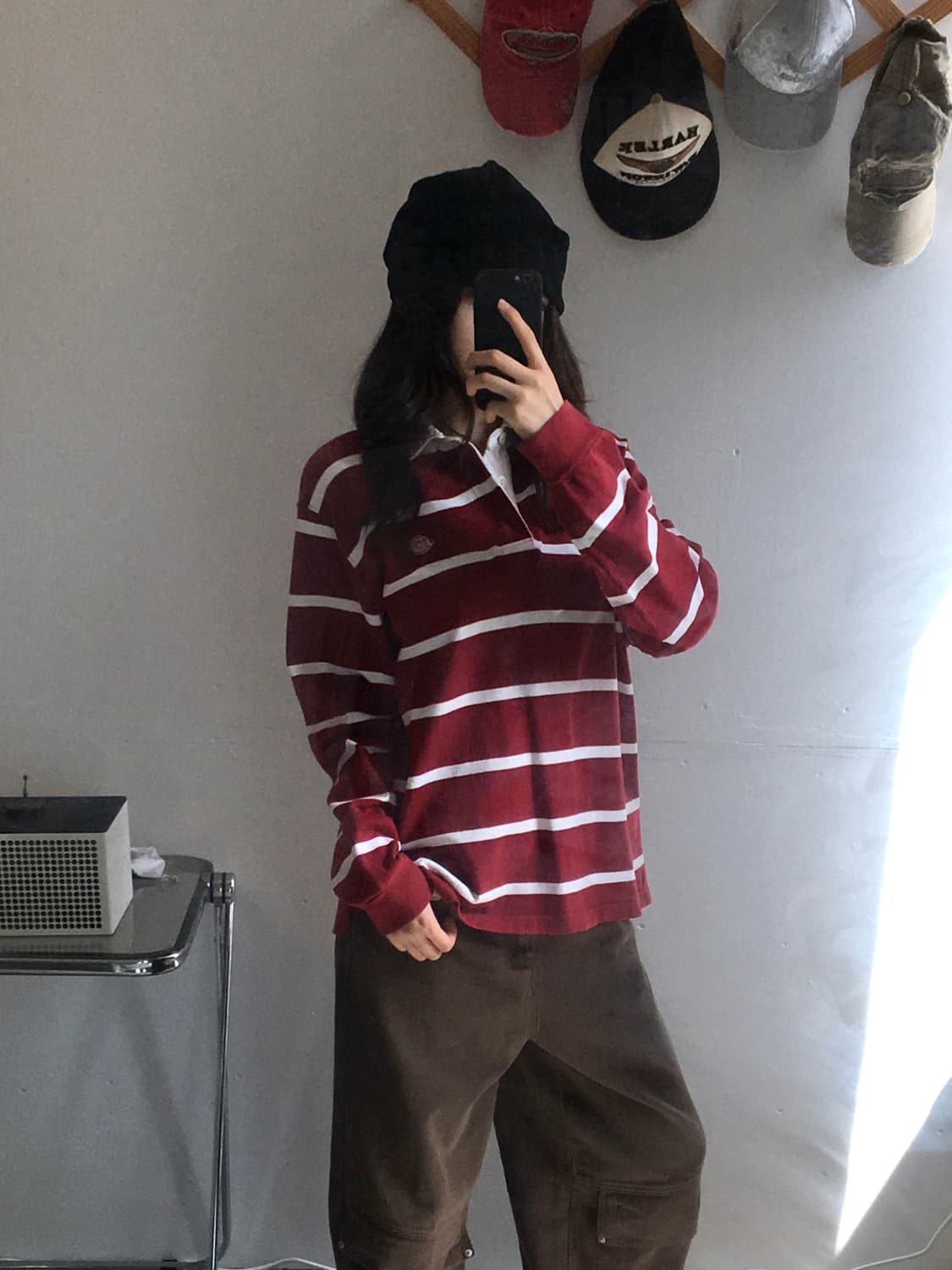 디키즈 스트라이프 롱슬리브 카라티 상품이미지2