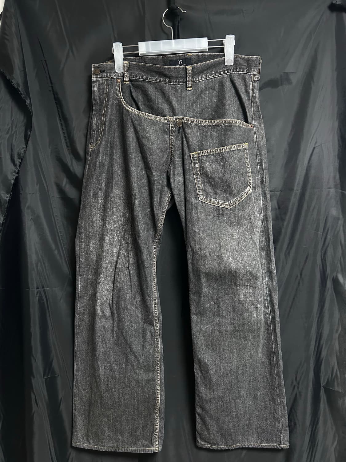 요지야마모토 비대칭 데님 상품이미지1