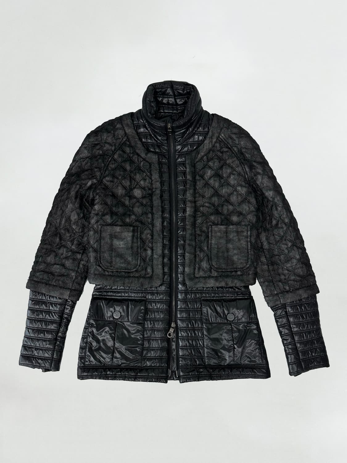 샤넬 레이어드 로고 패딩 자켓 상품이미지2