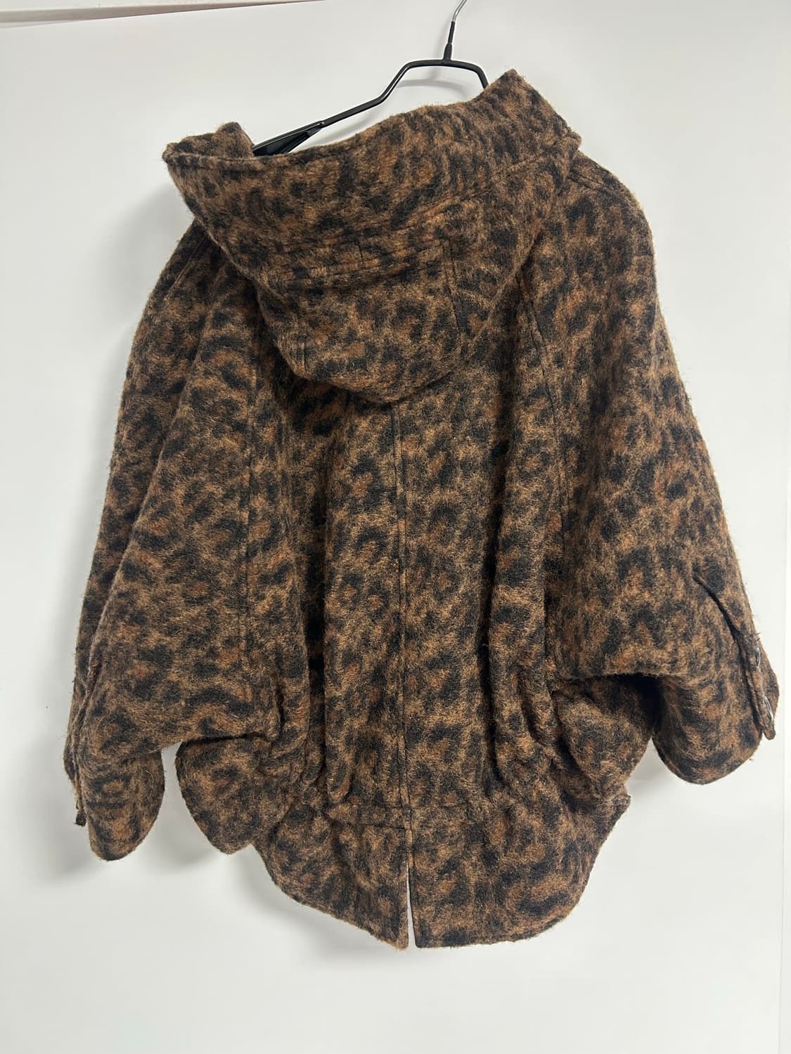 빈티지 레오파트 더플코트 상품이미지3