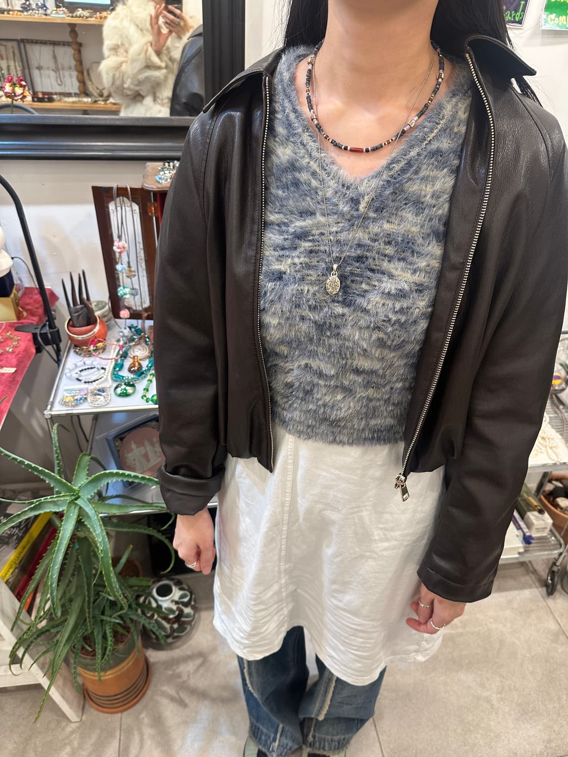 Musta Autumn Rhythm 925Silver Necklace 상품이미지2