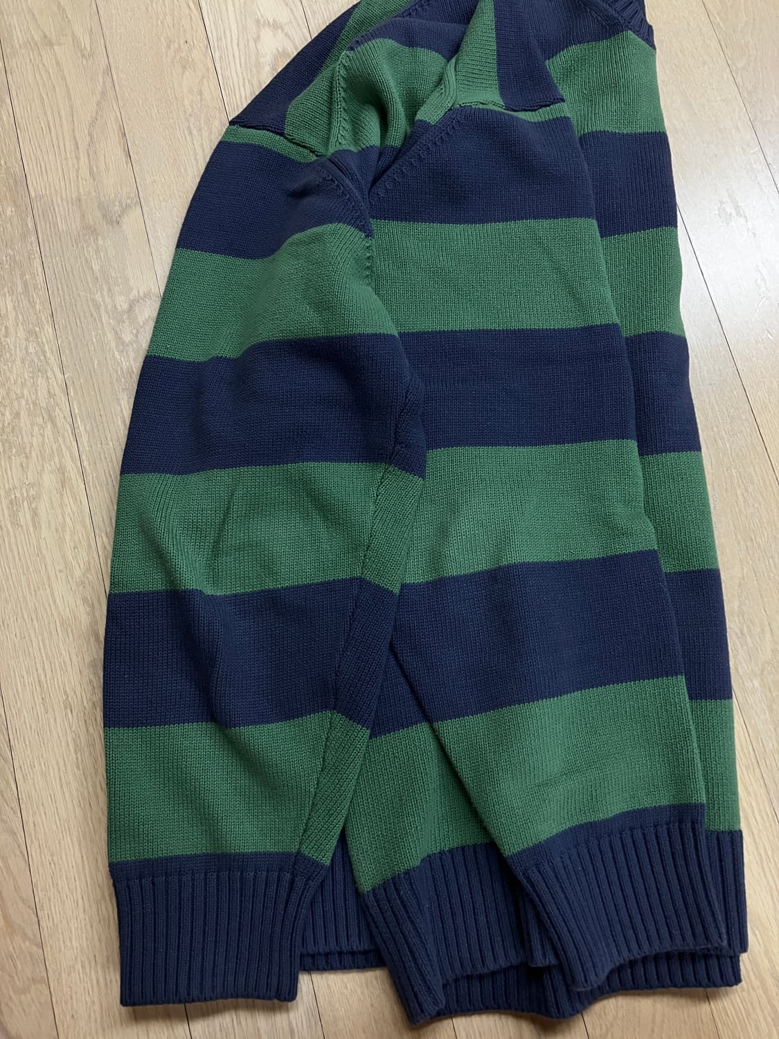 카키스 보더 스트라이프 스웨터 xl 상품이미지4