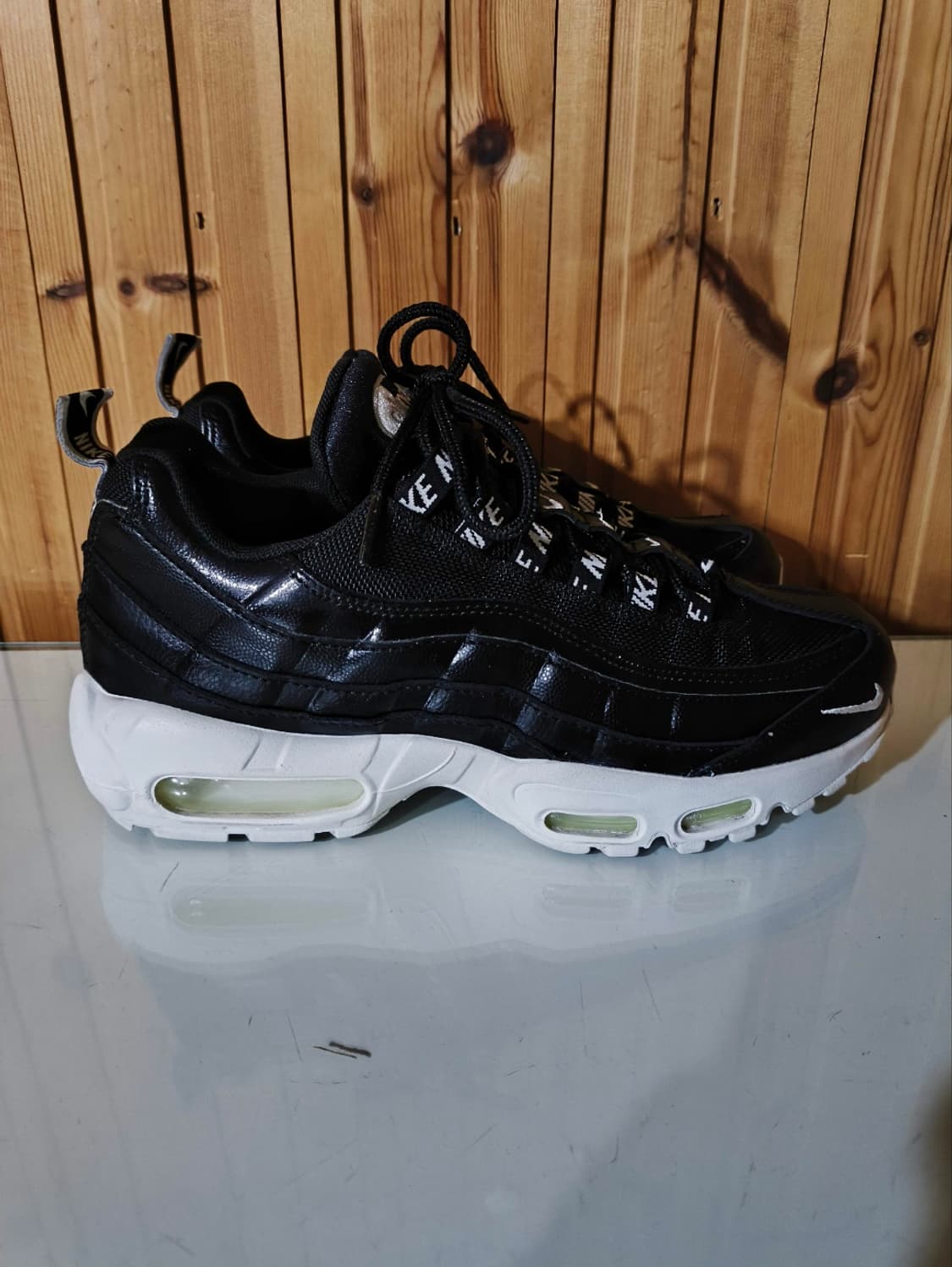 250mm 나이키 에어맥스 95 오버브랜딩 블랙 상품이미지1