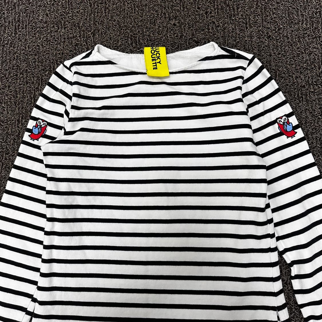 럭키슈에뜨 스트라이프 여성 긴팔티셔츠 상품이미지2