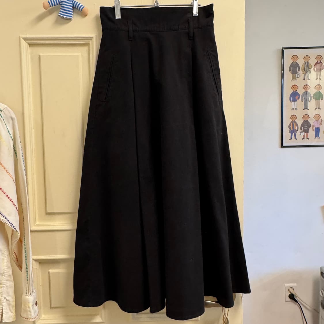 오조크 플레어 헤비 밴딩 스커트 상품이미지5