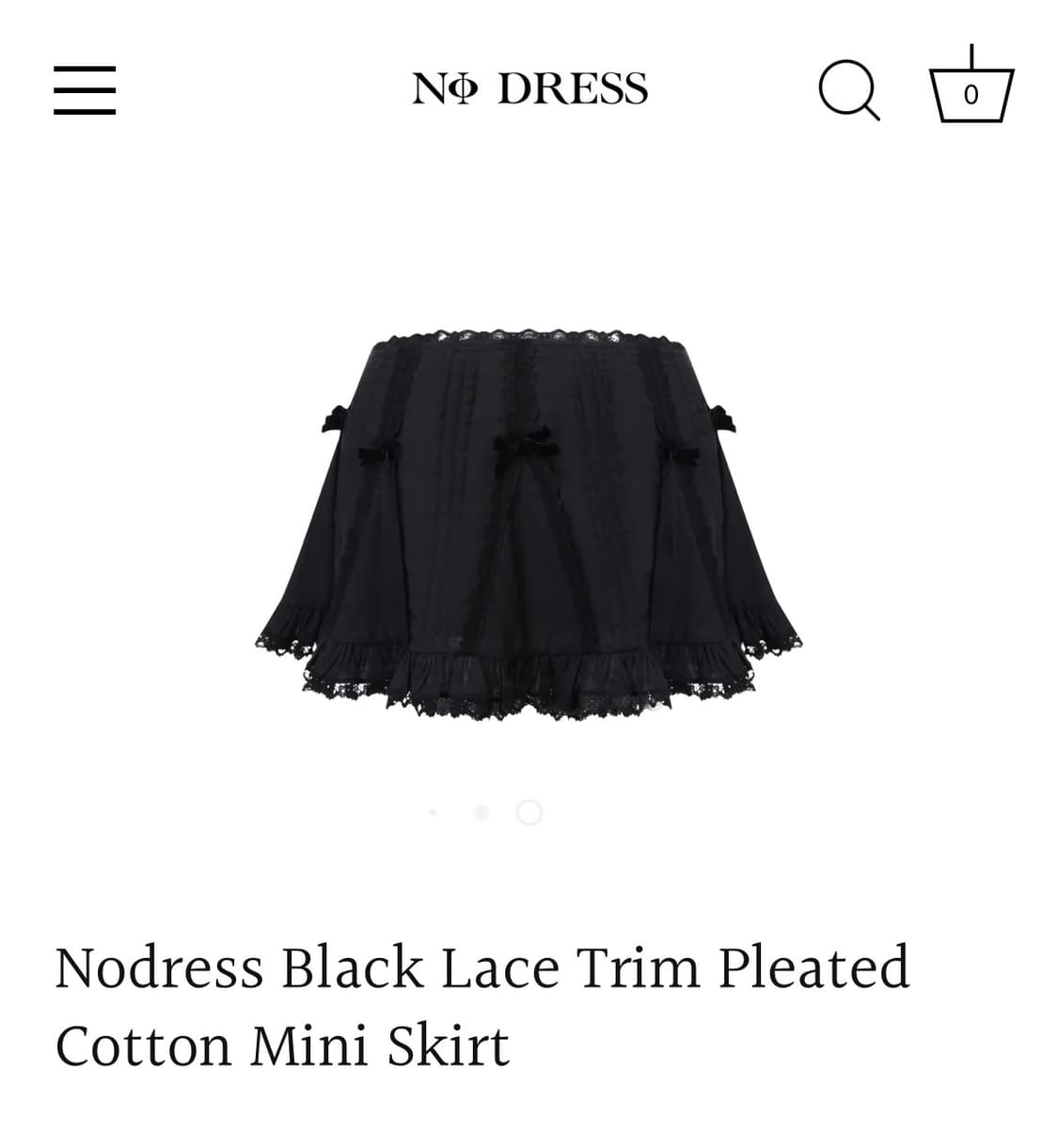Nodress skirt 스커트 상품이미지5