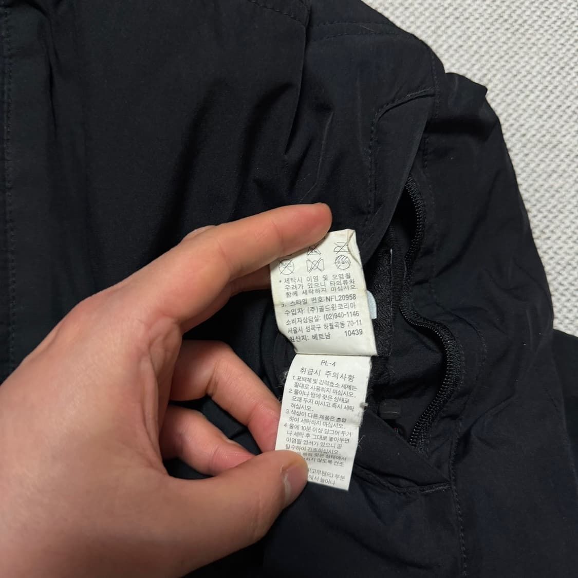 노스페이스 리버시블 퀄팅 경량패딩 상품이미지6