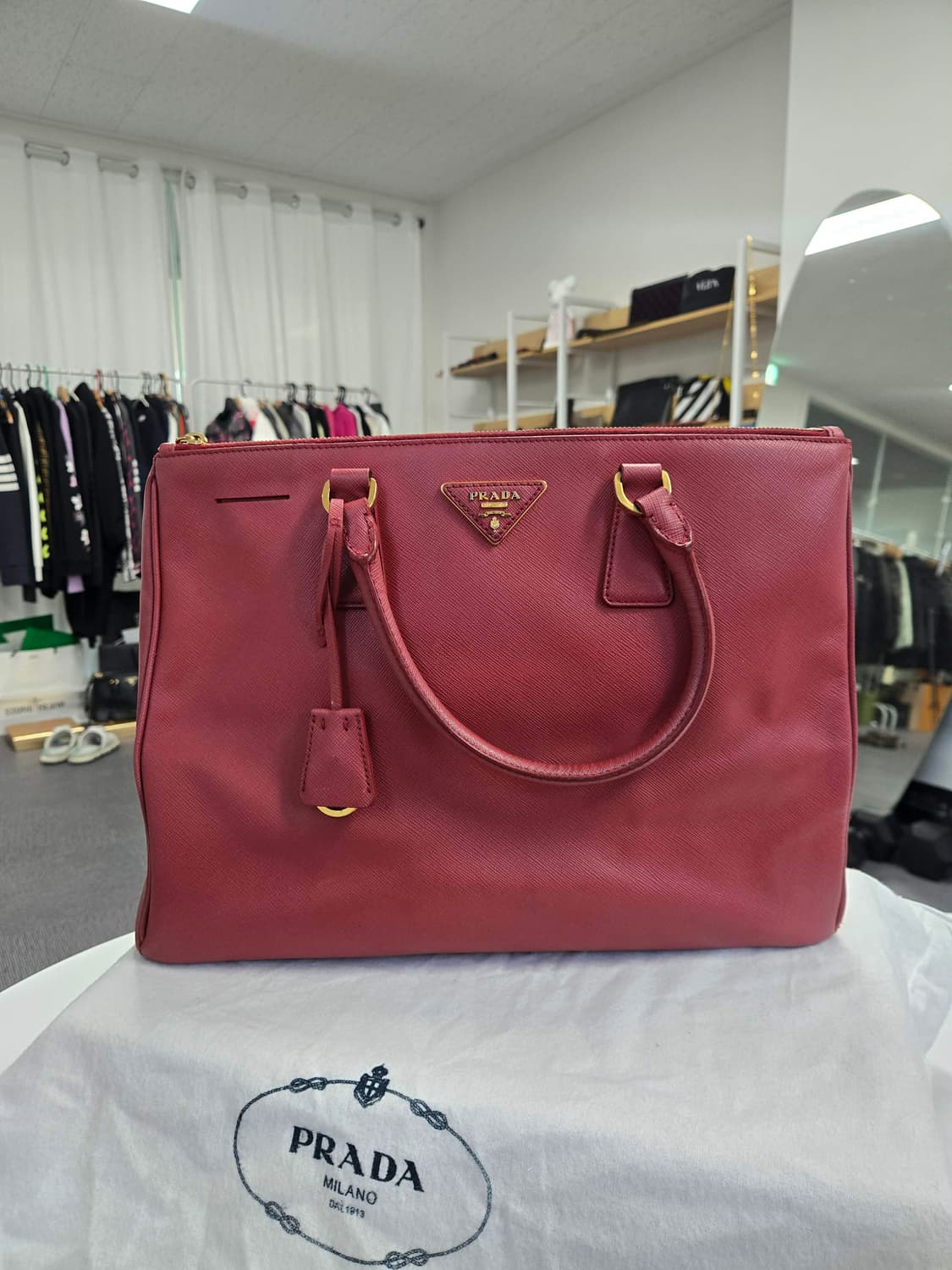 [A급컨디션]프라다 사피아노 토트백 상품이미지2