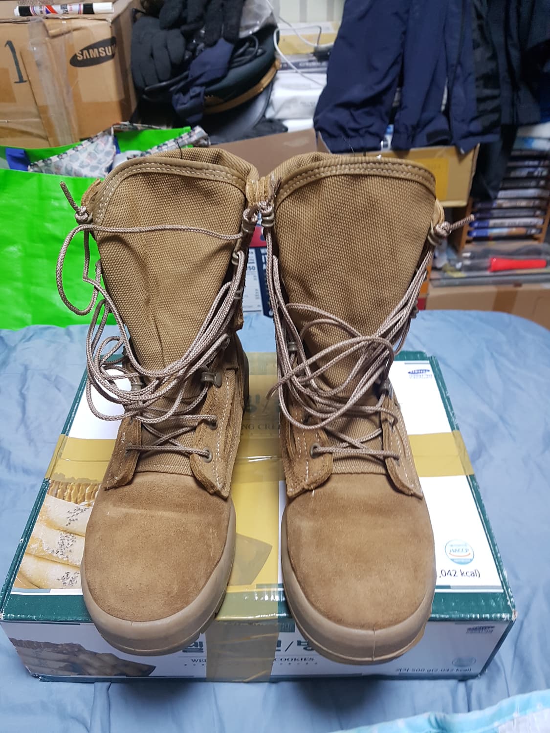 미군 베르빌 고어텍스 사계절용 사막화 전투화 군화 7.0W 판매 상품이미지1