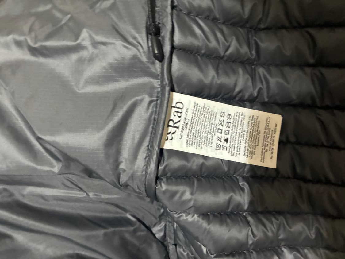 랩 마이크로라이트 알파인 자켓 블랙M 상품이미지3