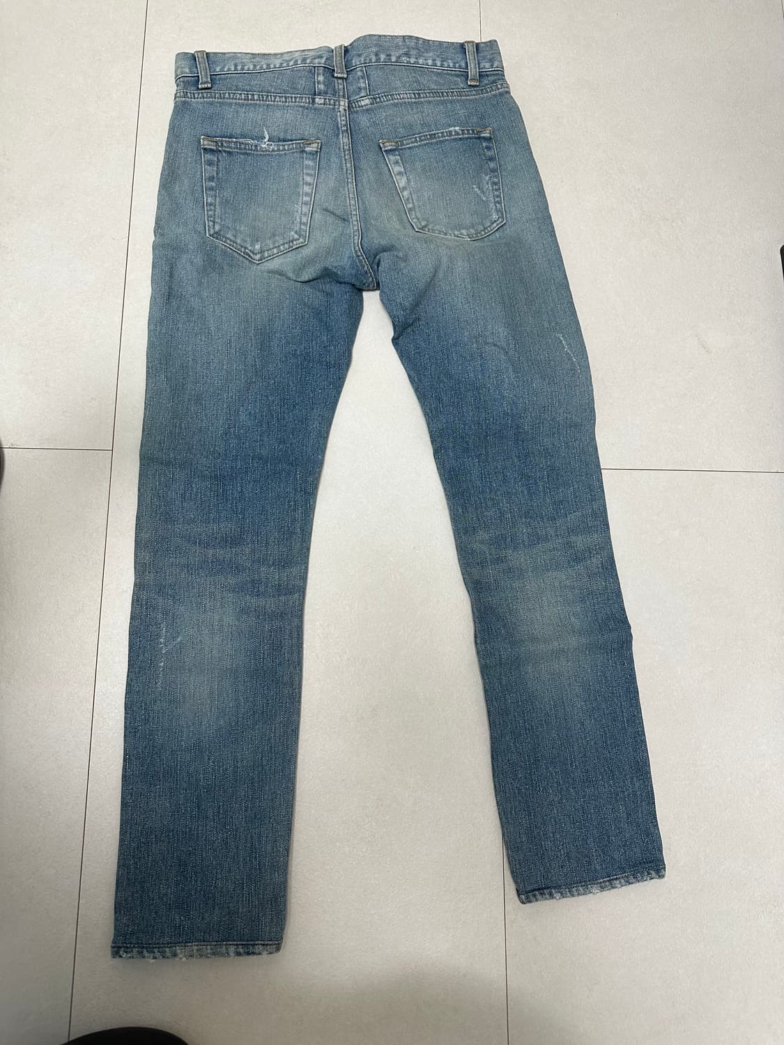 생로랑 데미지 워싱 데님 청바지 28 상품이미지2