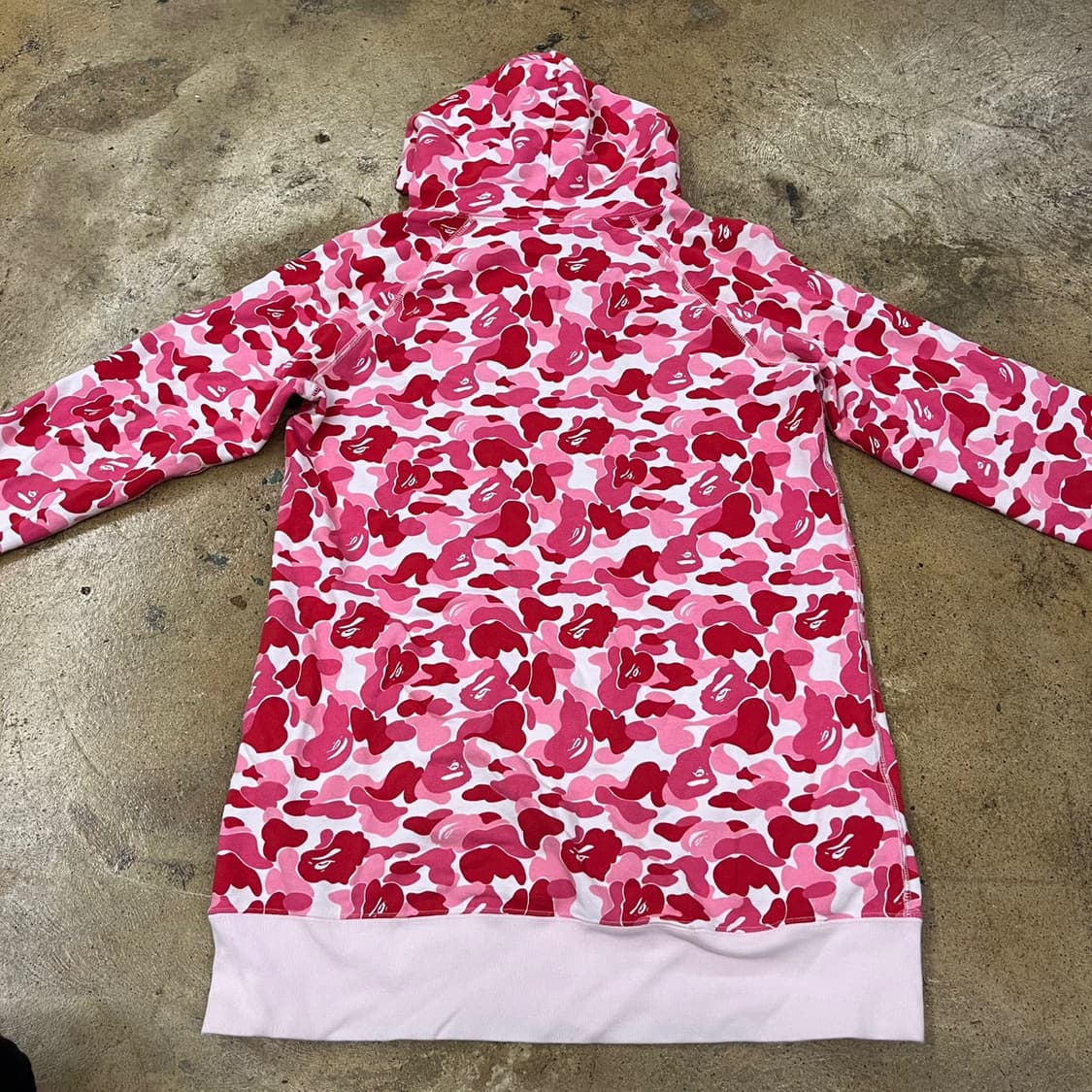 베이프 핑크 ABC 카모 후드티  상품이미지4