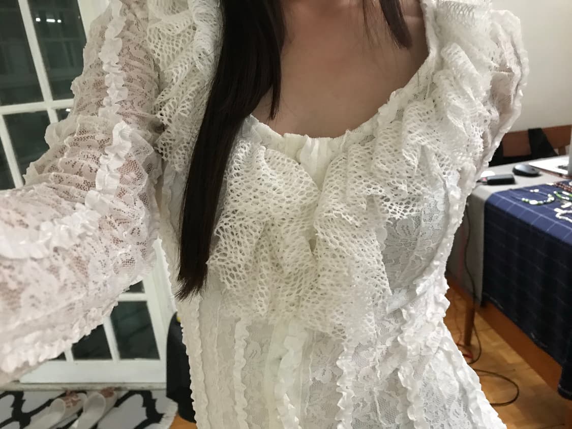vintage lace blouse 상품이미지8