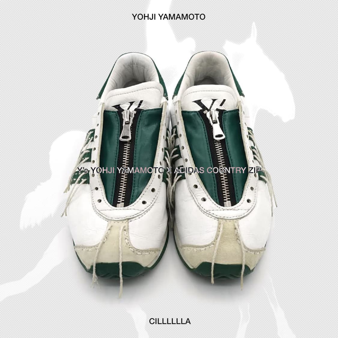 [230] Y's 요지야마모토 x 아디다스 컨트리 zip 상품이미지1