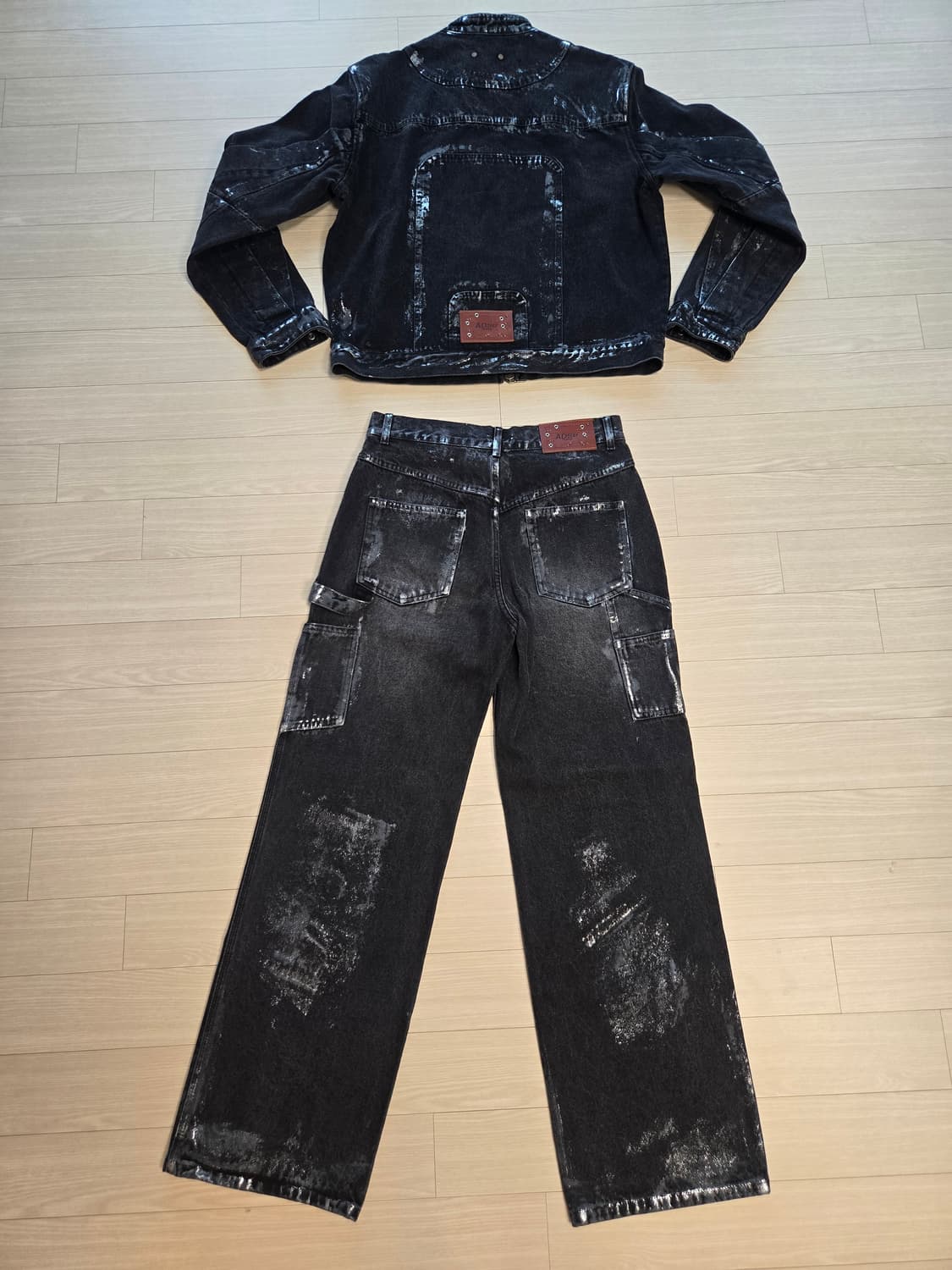 앤더슨벨 왁스 코티드 데님 셋업 상품이미지3