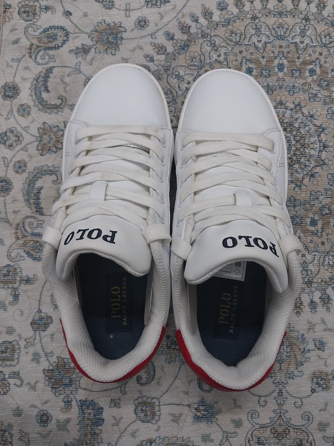 POLO 폴로 화이트 스니커즈 UK3 (230-235mm) 상품이미지7