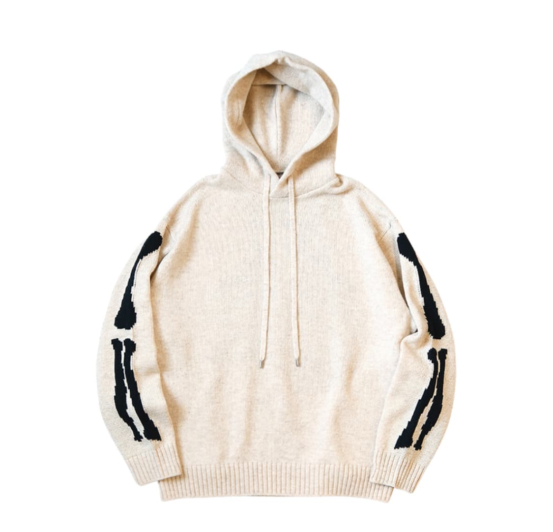 [L] 캐피탈 5G 울 본 후드 스웨터 키나리 상품이미지9