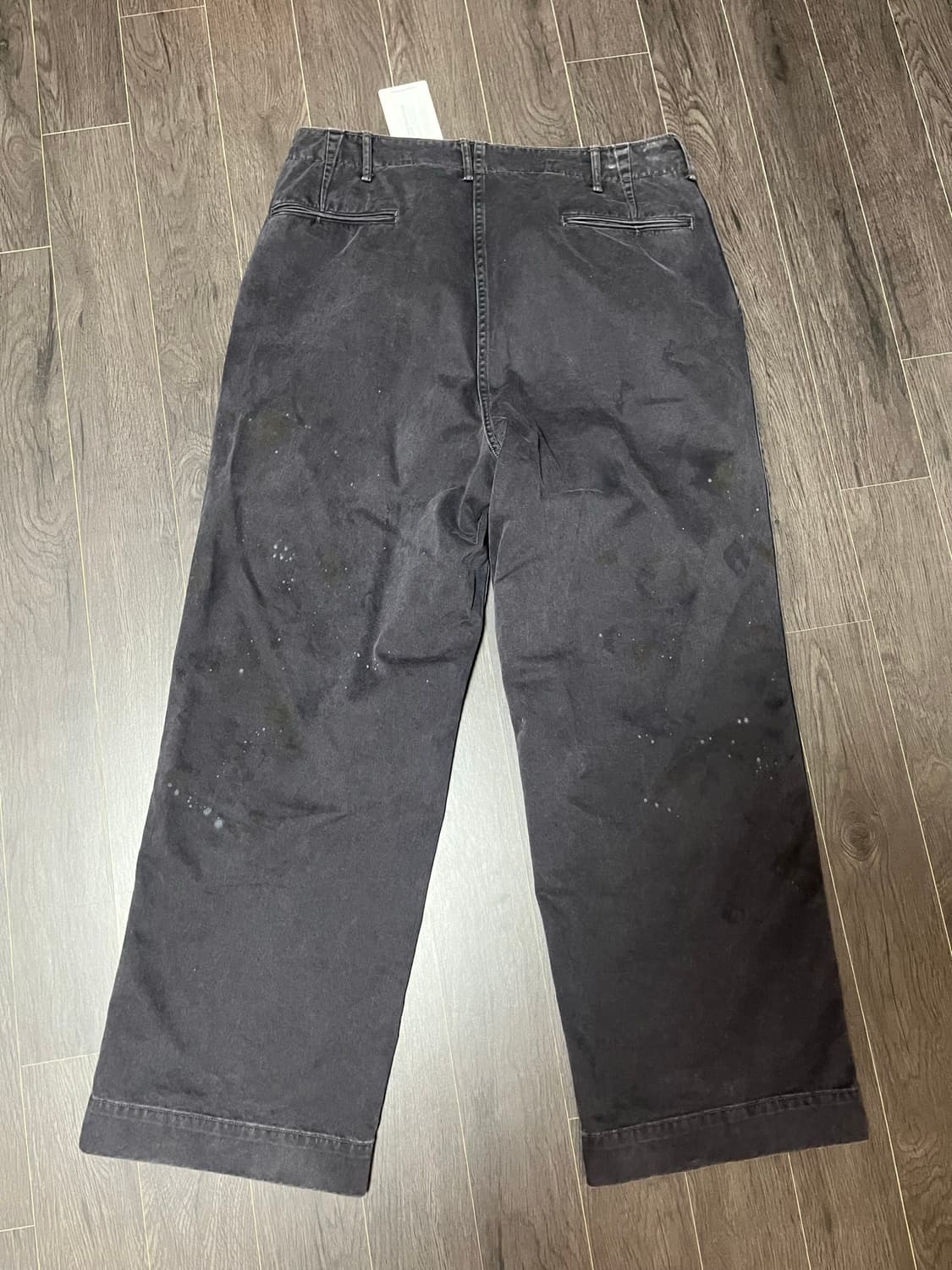 BOWWOW BLACK WORK TROUSERS AGED XL 상품이미지2
