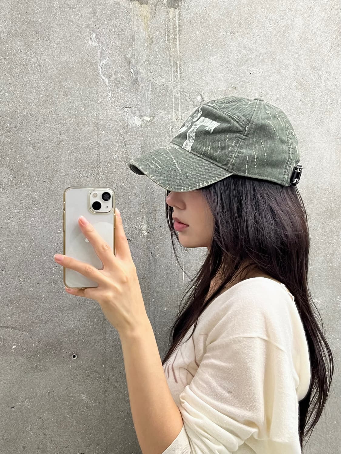 Diesel 디젤 데님 데미지 캡  상품이미지2