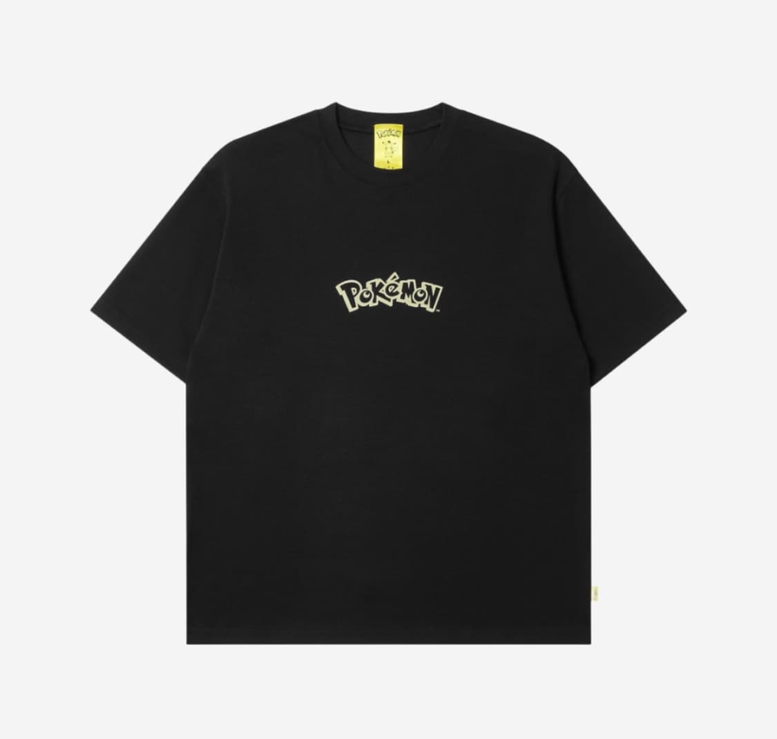 아이앱 스튜디오 x 포켓몬 따라큐 티셔츠 블랙 옐로우 상품이미지2
