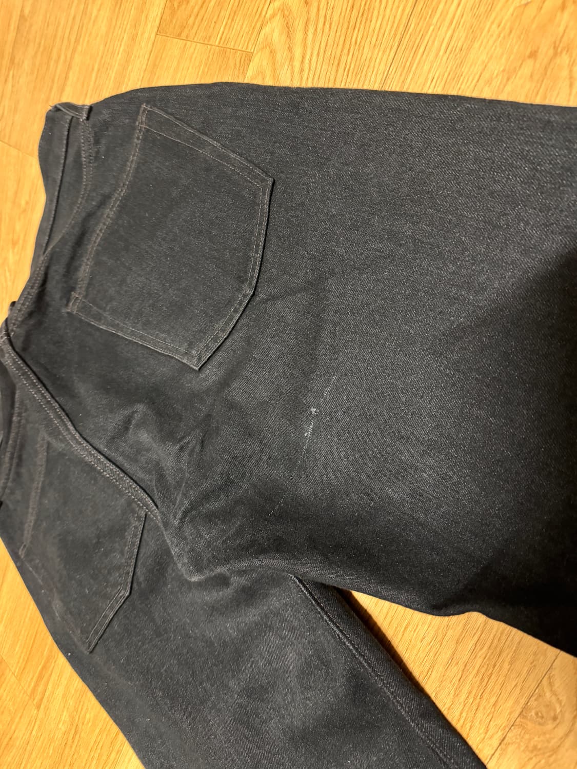 시오타 뉴스트레이트 5P 데님 블랙 상품이미지3