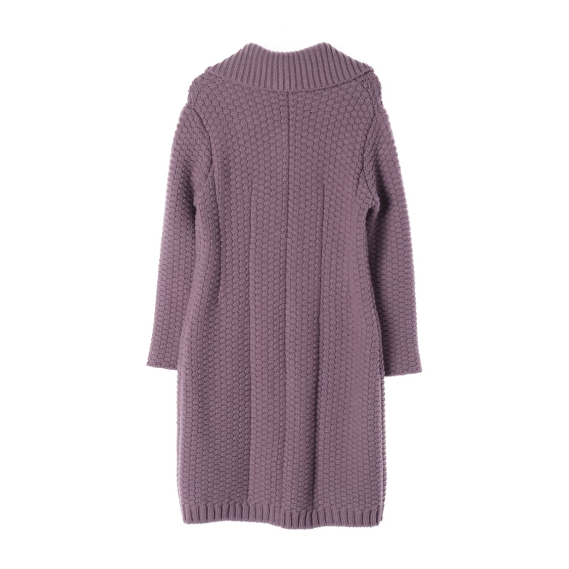 보테가베네타 21SS 라벤더 크로셰 니트 숄 넥 롱 코트 상품이미지2