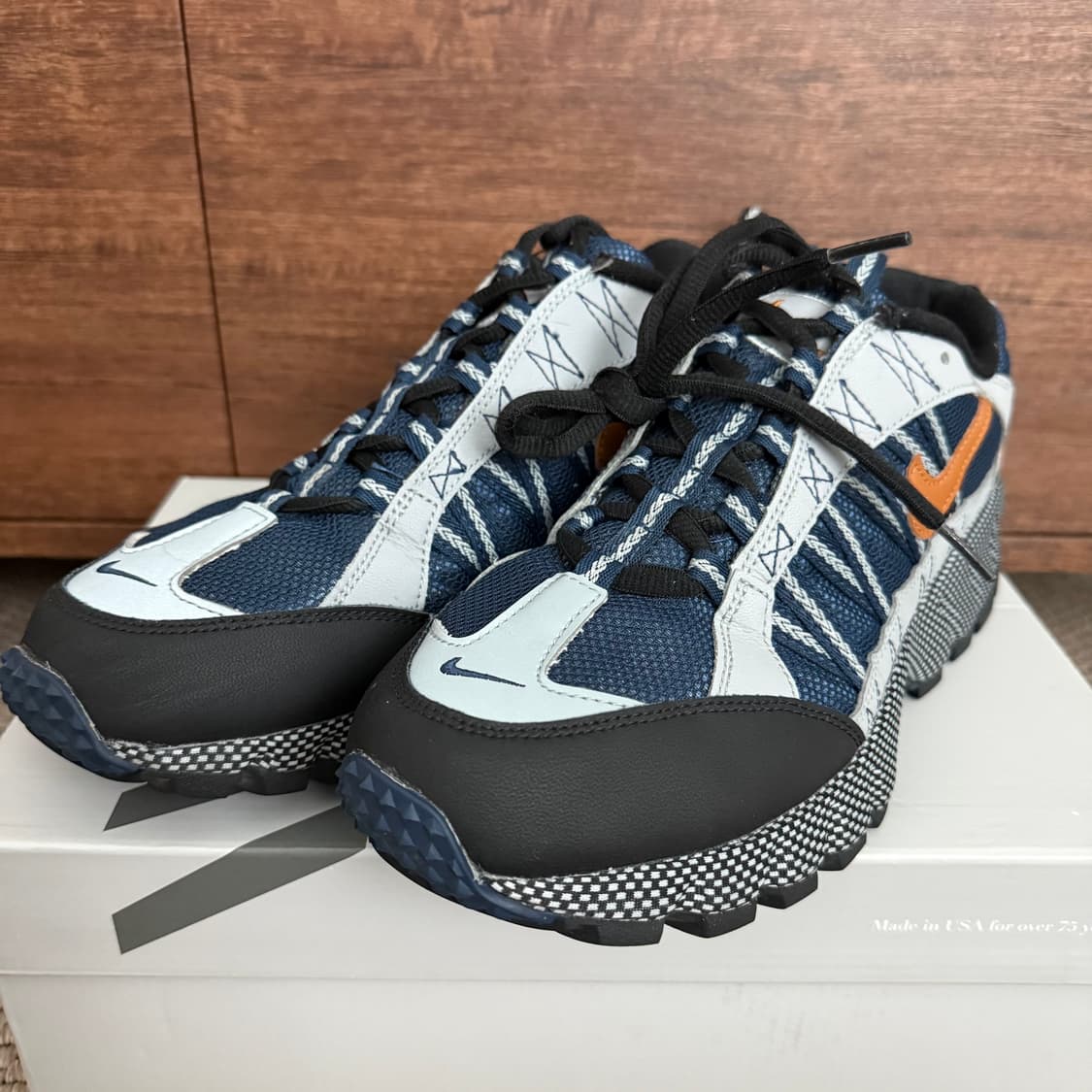 나이키 에어 휴마라 280 미드나잇 네이비 앤 옵시디언 트랙킹 운동화 상품이미지1