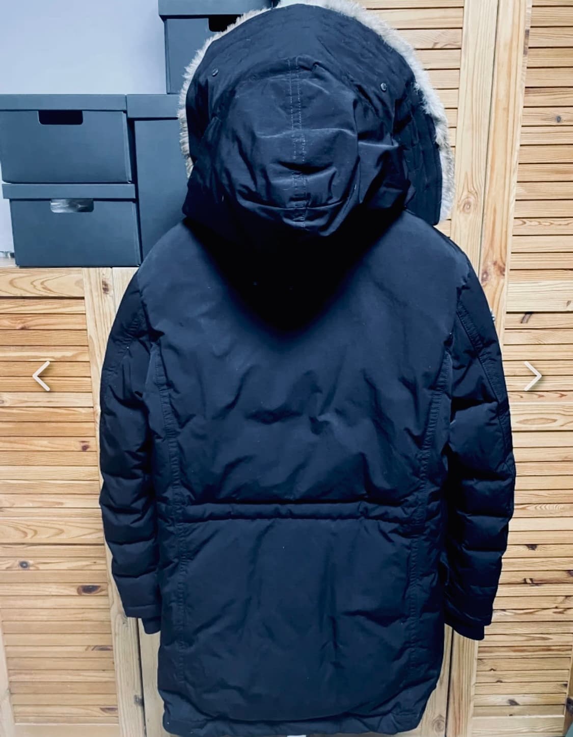 (특A급) C.P. 컴퍼니 바라클라바 고글 노르지 마운틴 블랙패딩 100 상품이미지2