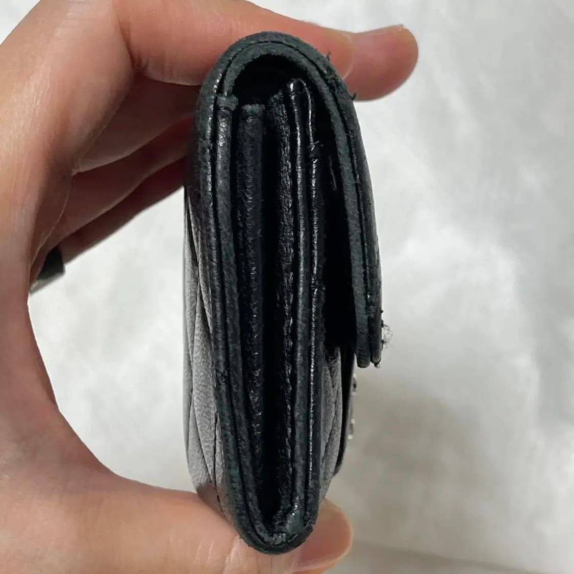 샤넬 램스킨 은장 카드지갑 (운포) 상품이미지2