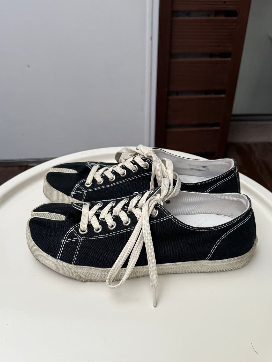 메종 마르지엘라 타비 로우 블랙 스니커즈 41.5 상품이미지5