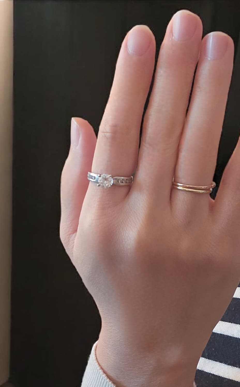 🇺🇸 실버 7부 칵테일 링 상품이미지8