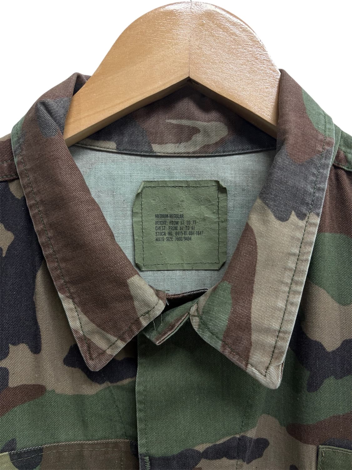  90s US 카모 밀리터리 야상 M  상품이미지4
