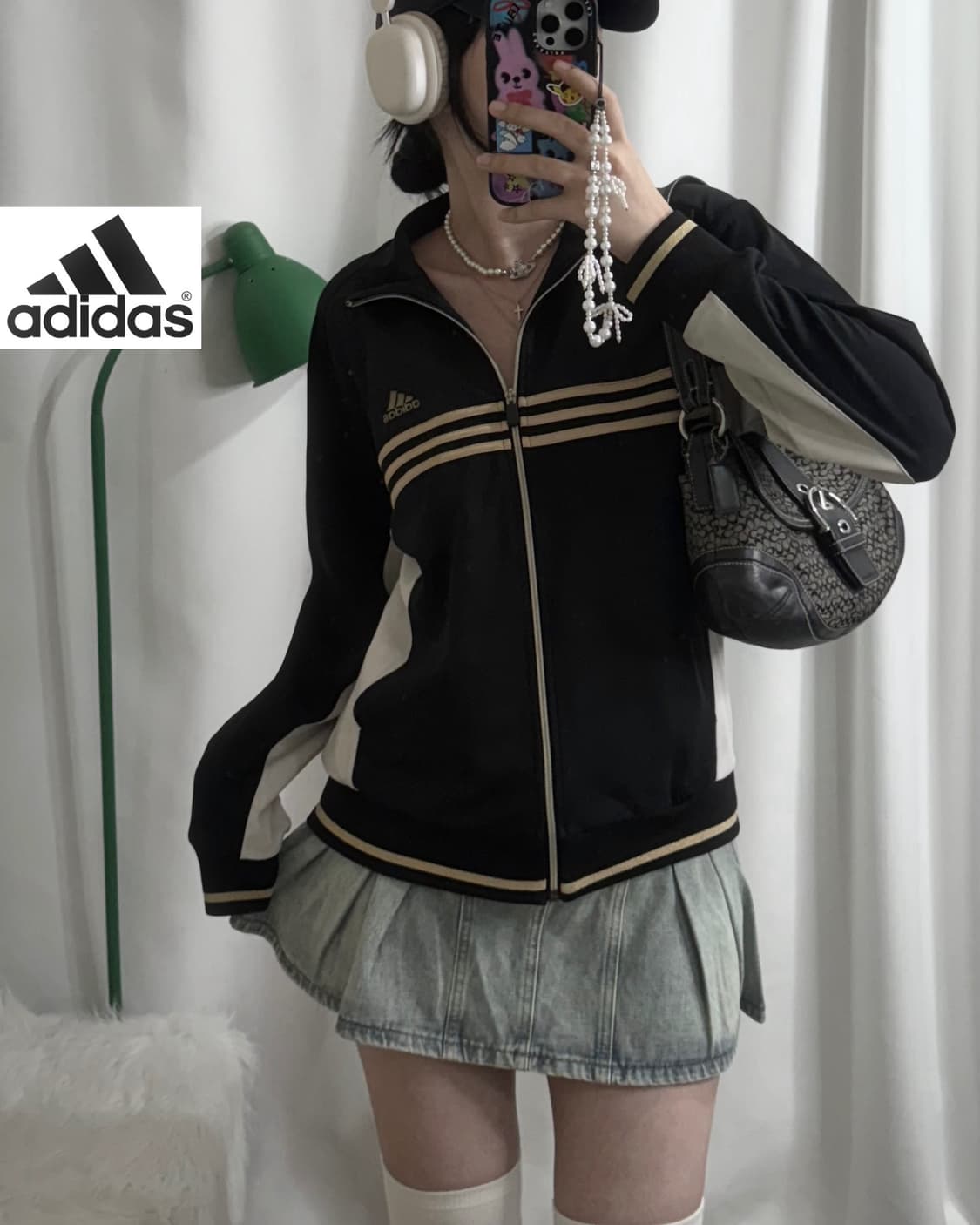 아디다스 블랙 & 골드 져지 상품이미지1