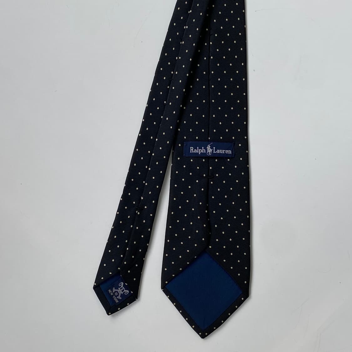 폴로 랄프로렌(POLO) 명품 정품 블랙 도트넥타이8.2cm 상품이미지3