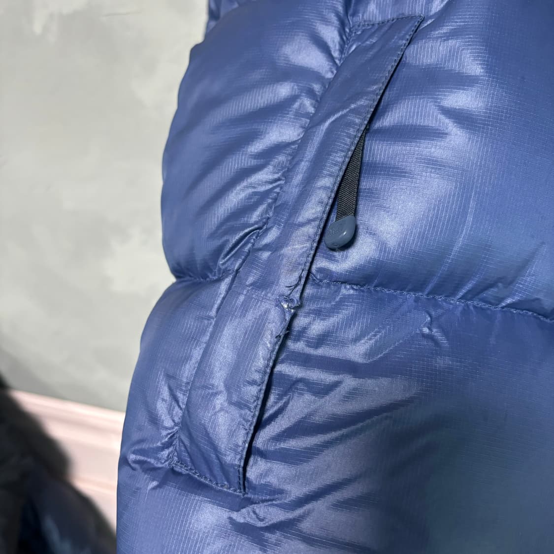 노스페이스 눕시 700 구스다운 패딩 네이비 상품이미지4