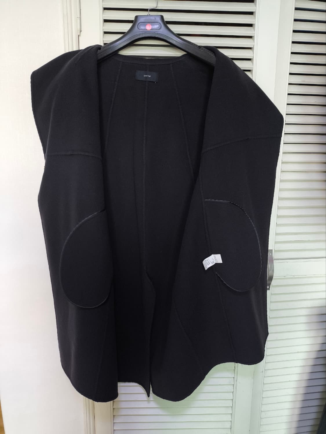 82 시스템 한섬 캐시미어 베스트 코트 상품이미지6