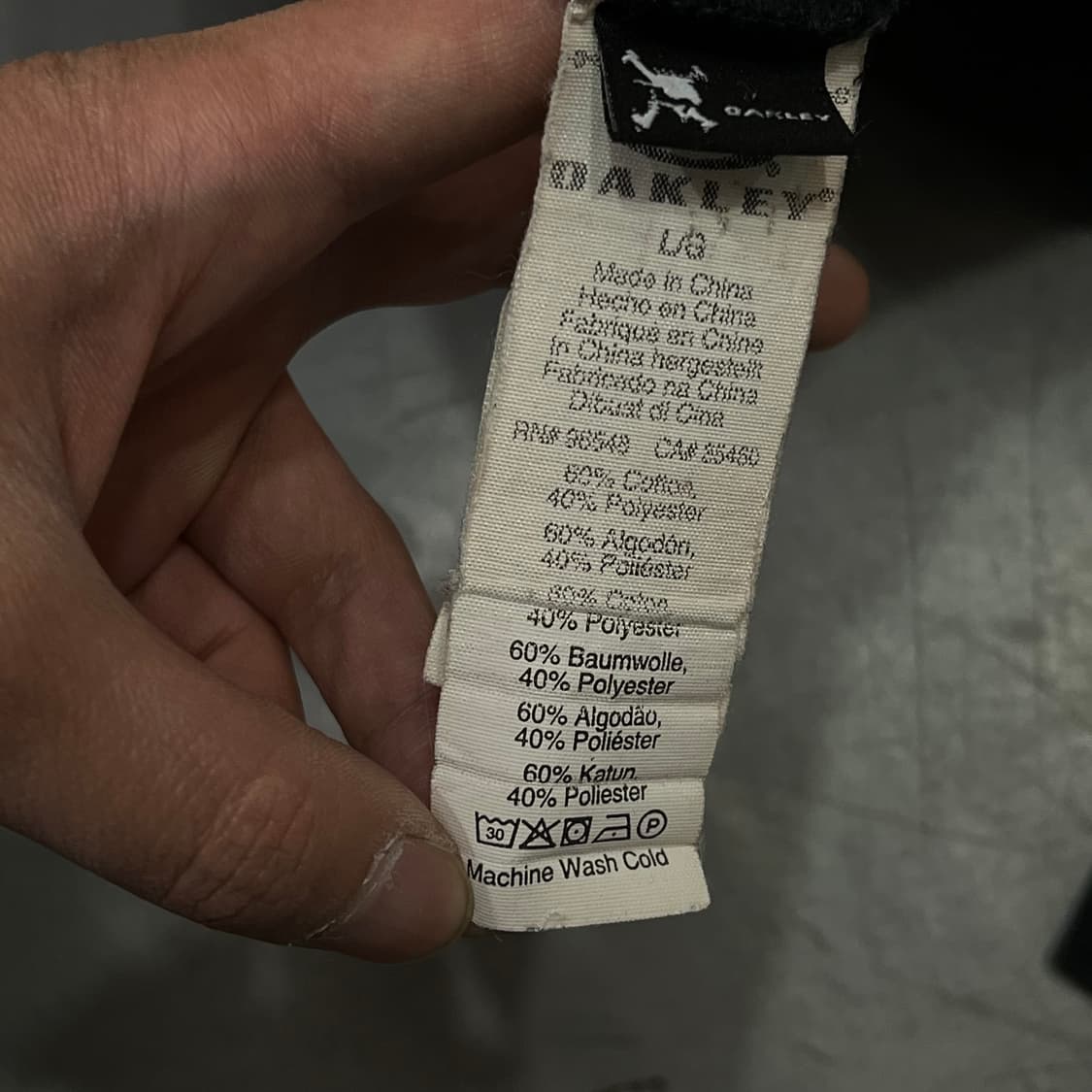  오클리 암레터링 맨투맨 y16380 상품이미지7