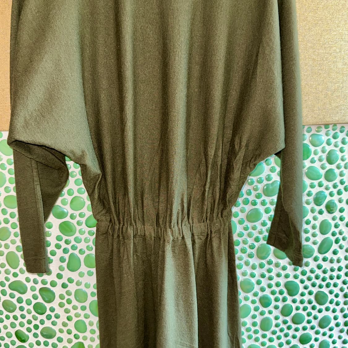 Issey Miyake 울 100% 드레이프 원피스 M 상품이미지6