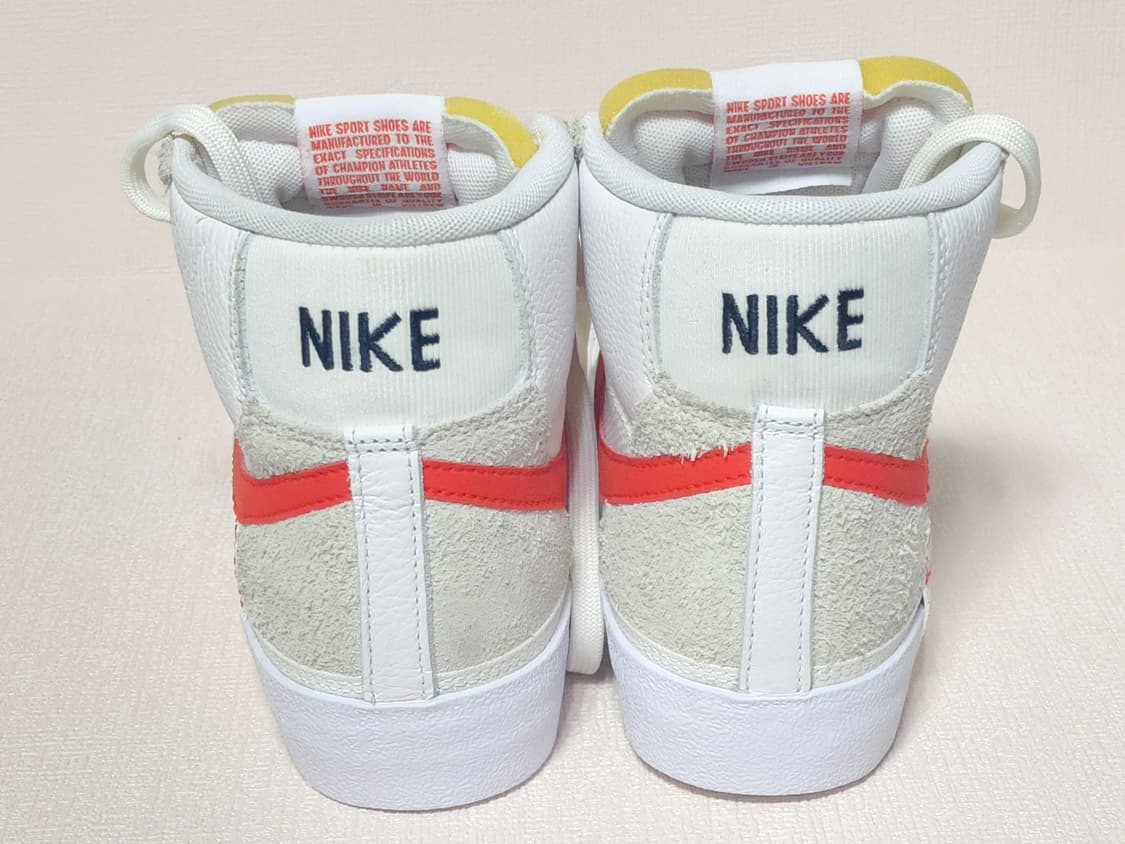 나이키 블레이저 미드 77 화이트/레드 255mm (새상품) 상품이미지5