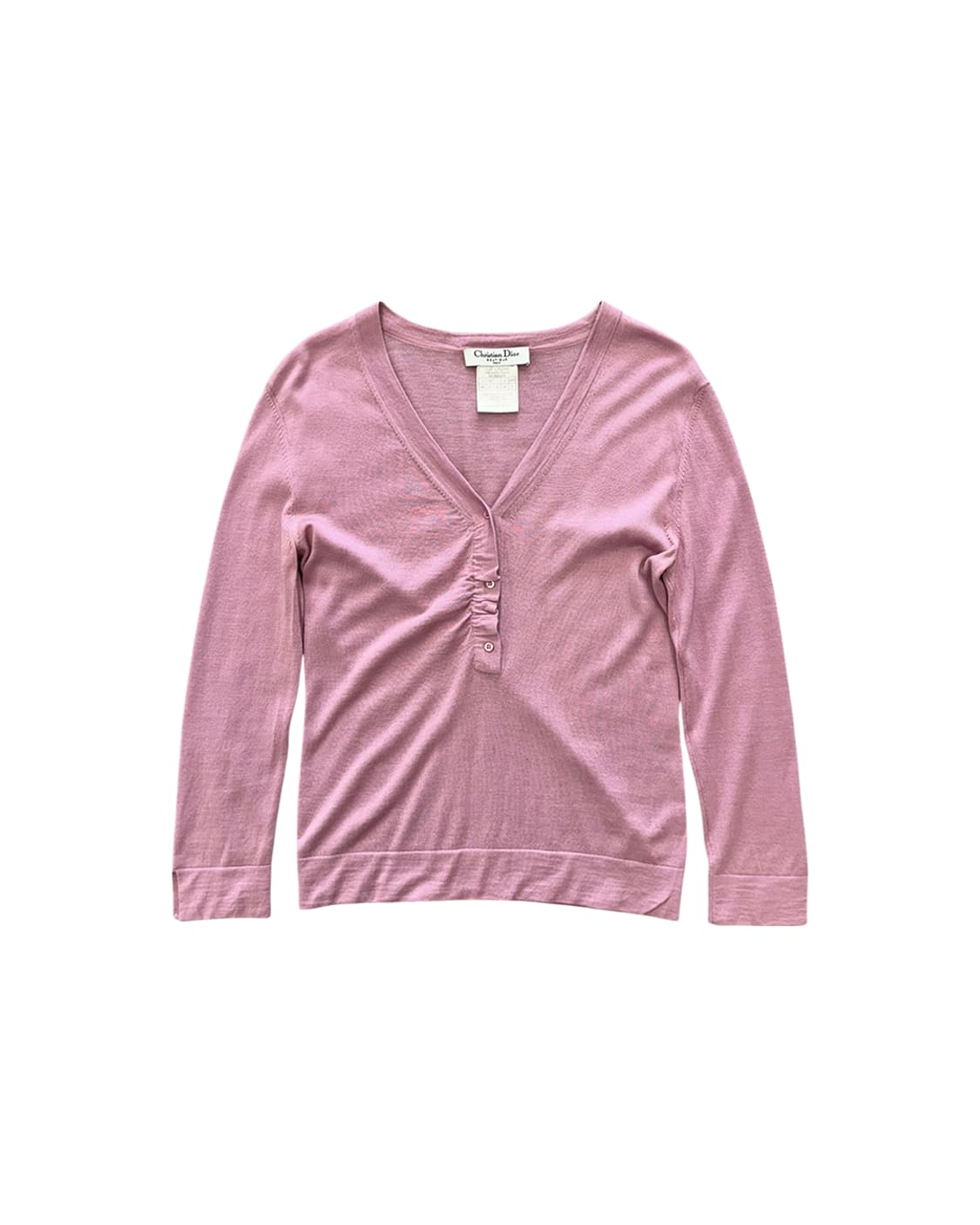 크리스찬 디올 by 존 갈리아노 05AW 하프 버튼업 V넥 니트 상품이미지4