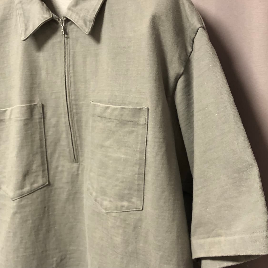 오라리 하프집업 셔츠 상품이미지6