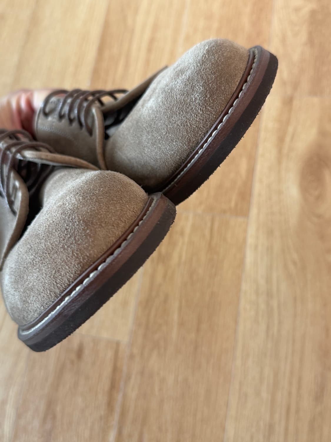 브루넬로 쿠치넬리 스웨이드 더비 슈즈 42 상품이미지9